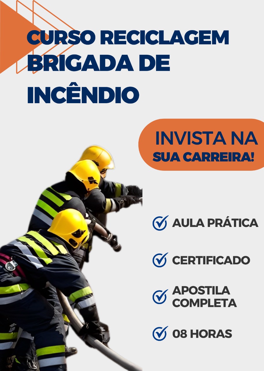 BRIGADA VOLUNTÁRIA DE INCÊNDIO - RECICLAGEM 8H